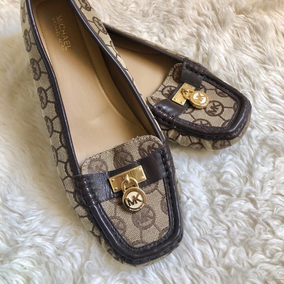 Michael Kors Hamilton Monogram Jacquard Loafers - Picture 1 of 7